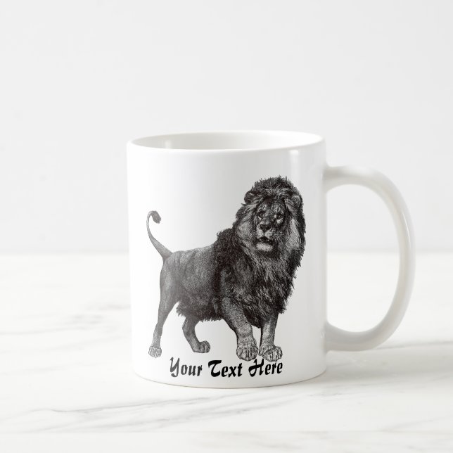 Vintage Lion Mug (Right)