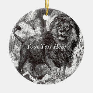 Vintage Lion Ornament