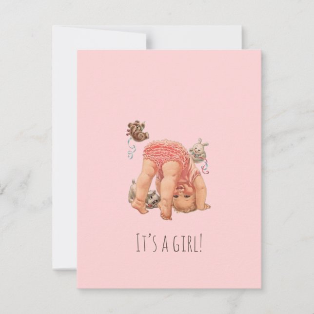 Vintage Little Baby Shower Gift (Front)