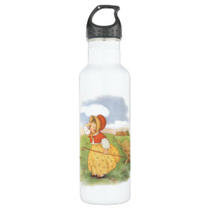 Vintage Little Bo Peep Mother Goose Nursery Rhyme 710 Ml Water Bottle