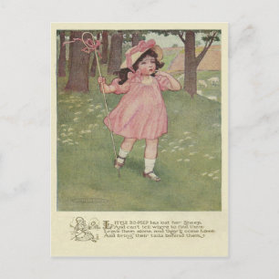 Vintage Little Bo Peep Postcard