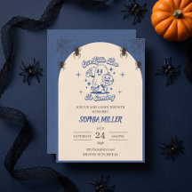 Vintage Little Boo Is Coming Halloween baby shower
