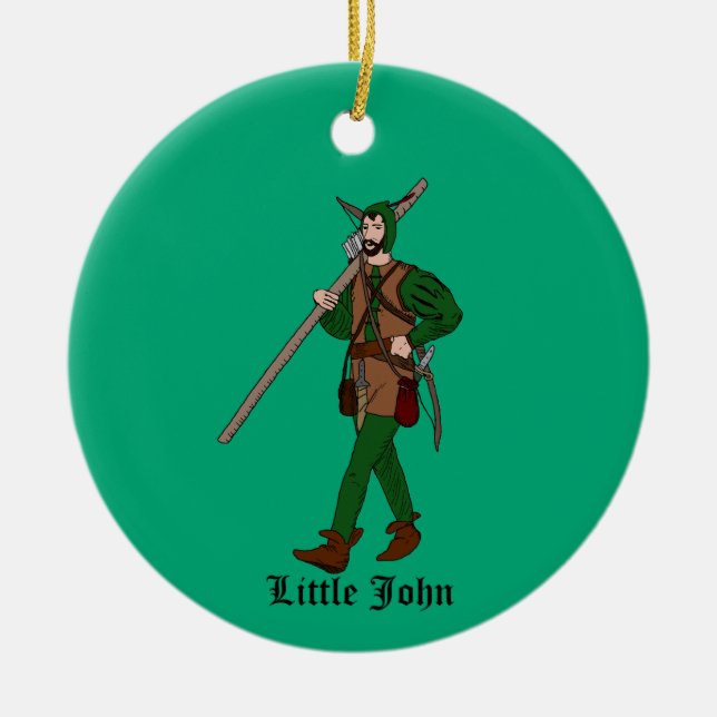 Vintage Little John Ornament (Front)