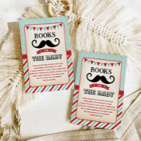 Vintage Little Man Moustache Books for Baby Boy