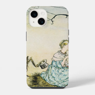 Vintage Little Miss Muffet by Arthur Rackham iPhone 14 Case