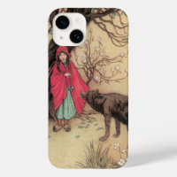 Vintage Little Red Riding Hood by Warwick Goble
