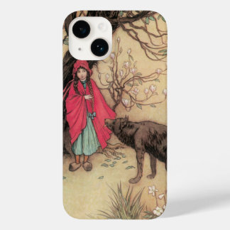 Vintage Little Red Riding Hood by Warwick Goble Case-Mate iPhone 14 Case