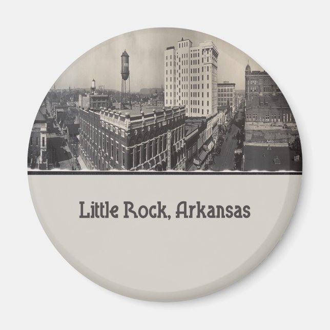 Vintage Little Rock Arkansas Magnet (Front)