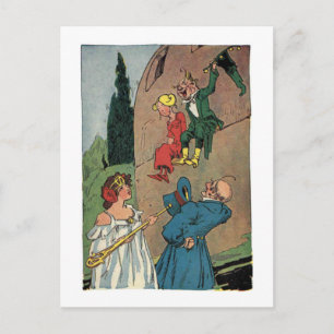 Vintage Little Wizard of Oz Postcard
