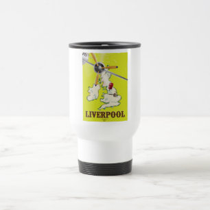 Vintage Liverpool Travel Poster Mug