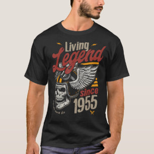 Vintage Living Legend Birthday Since 1955 T-Shirt