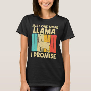 Vintage Llama For Men Women Kids Boys Girls Alpaca T-Shirt