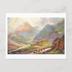 Vintage Llyfnant Valley, Aberystwyth Postcard