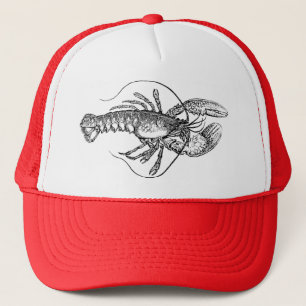 Vintage Lobster illustration Trucker Hat