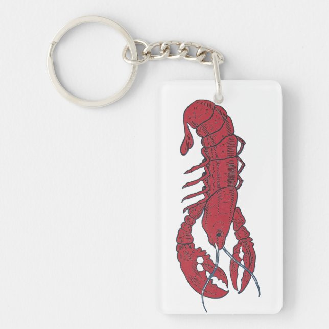 Vintage Lobster Key Ring (Front)