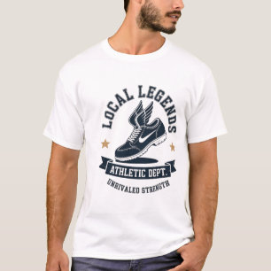 Vintage "LOCAL LEGENDS" Athletic Dept. Winged Shoe T-Shirt