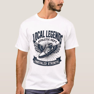 Vintage "LOCAL LEGENDS" Athletic Dept. Winged Shoe T-Shirt