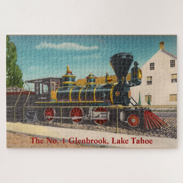 Vintage Locomotive Glenbrook Large Puzzle (Horizontal)