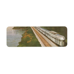 Vintage Locomotive in Country, Vacation by Train