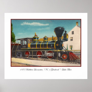 Vintage Locomotive Poster