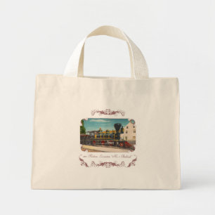 Vintage Locomotive Tote Bag