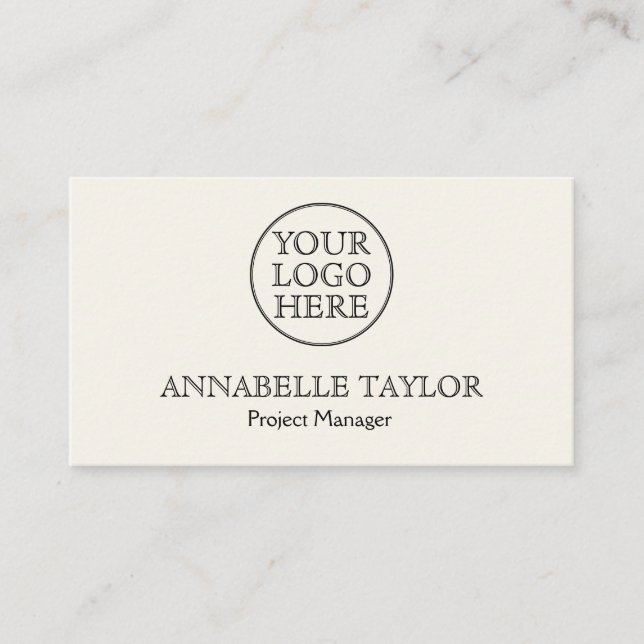 Vintage Logo Business Card (Front)