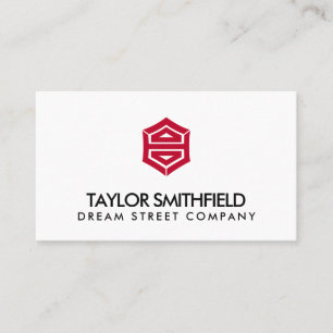 Vintage Logo Modern Professional Business Card