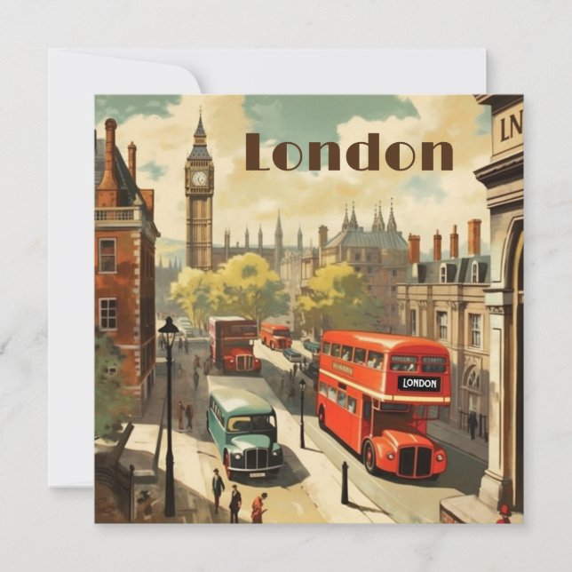 Vintage London Big Ben Custom Text (Front)