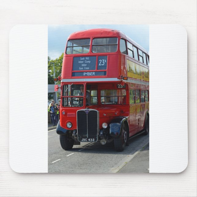 Vintage London Bus Mouse Mat (Front)