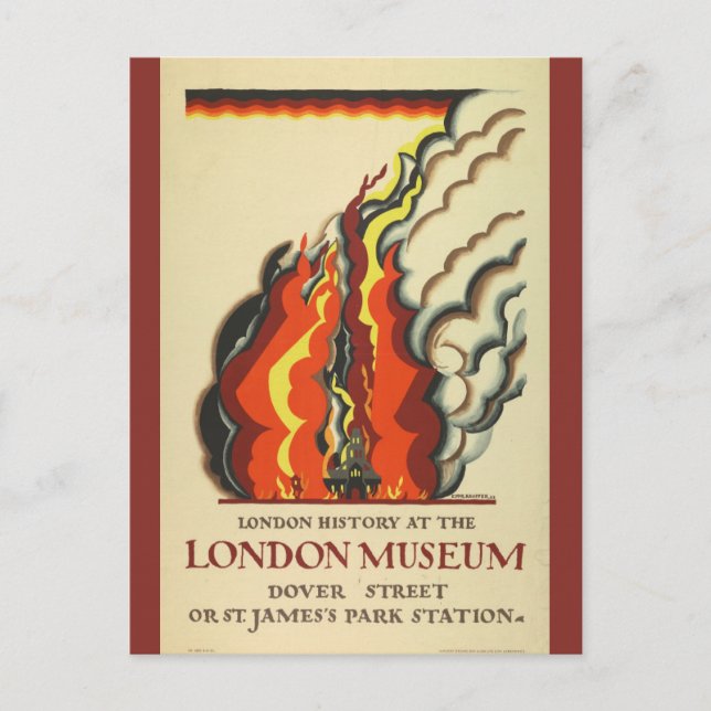 Vintage London England British History Travel Postcard (Front)