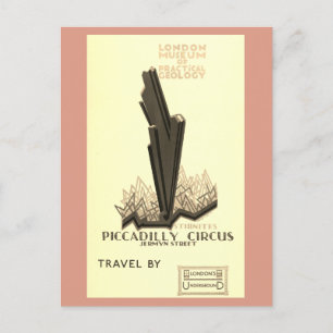 Vintage London England British Museum Travel Postcard