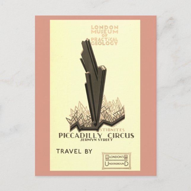 Vintage London England British Museum Travel Postcard (Front)