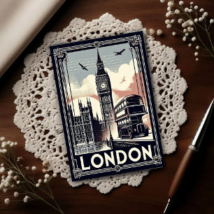 Vintage London England Travel  Postcard