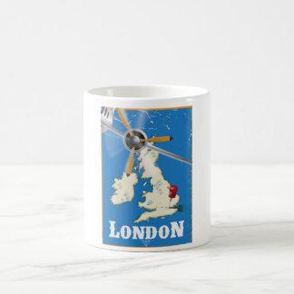 Vintage London, England Travel Poster Coffee Mug