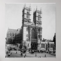 Vintage London England, Westminster Abbey 1903