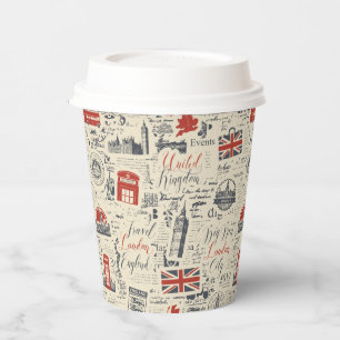 Vintage London Paper Cups