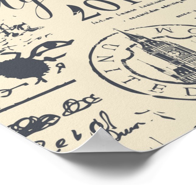 Vintage London Poster (Corner)