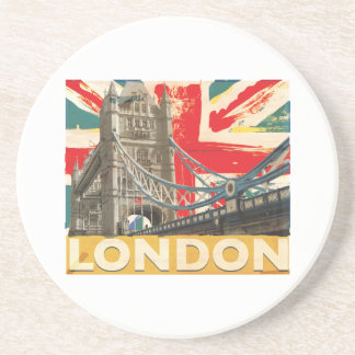 Vintage London Poster Coaster