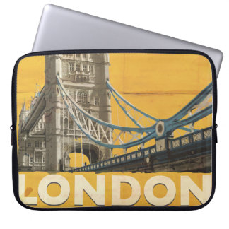 Vintage London Poster Laptop Sleeve