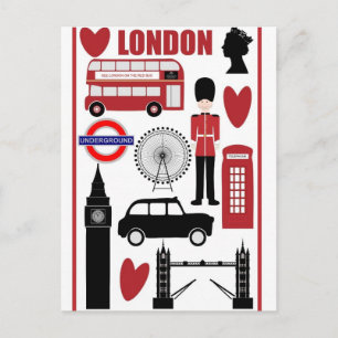 Vintage London Travel Tourism Postcard