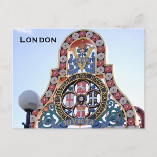 Vintage London Travel Tourism Postcard