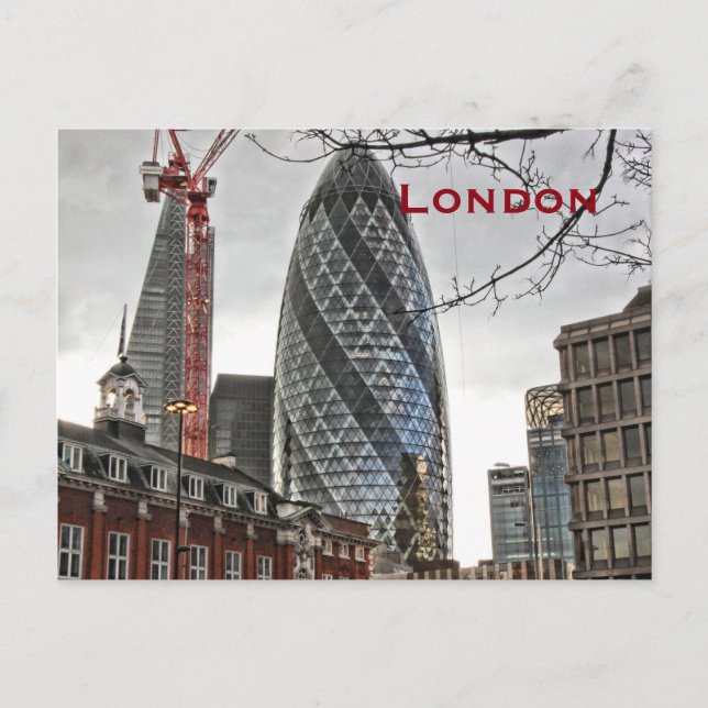 Vintage London Travel Tourism Postcard (Front)