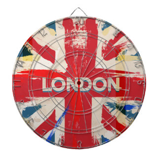 Vintage London Union Poster Dartboard
