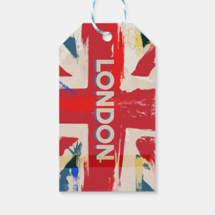Vintage London Union Poster Gift Tags