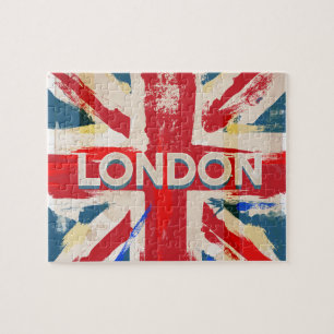 Vintage London Union Poster Jigsaw Puzzle