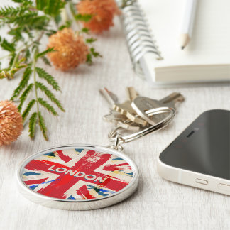 Vintage London Union Poster Key Ring