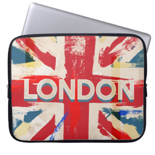 Vintage London Union Poster Laptop Sleeve
