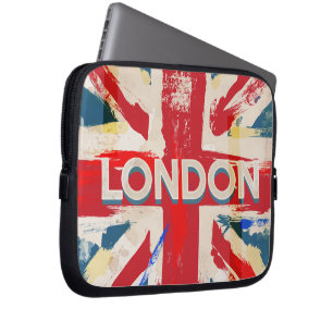 Vintage London Union Poster Laptop Sleeve