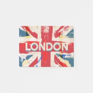 Vintage London Union Poster - Old mid 20th century Post-it Notes