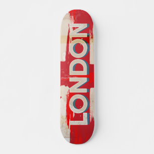 Vintage London Union Poster Skateboard